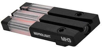 Meprolight Fiber Tritium Bullseye Sight Fits HK VP9 Red 0631253408