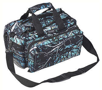 Bulldog Cases Deluxe Range Bag Blk/ Seremity Camo Nylon Medium Includes Shoulder Strap BD910SRN