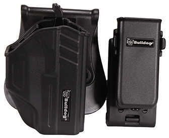 Bulldog TR-G42 Thumb Release with Mag Holder Belt Fits Glock 42 Polymer Black