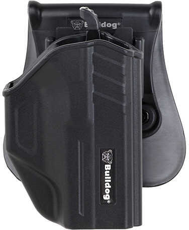 Bulldog TR-G43 Thumb Release with Mag Holder Belt Fits Glock 43 Polymer Black