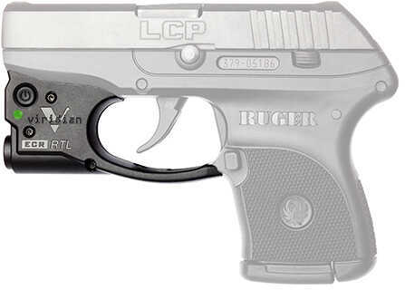 Viridian Weapon Technologies Reactor TL G2 Tac Light Fits Ruger LCP Black Finish Features ECR INSTANT-ON and RADIANCE T