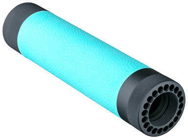 Hogue 13424 AR-15 Rifle Free-Float Mid Length Forend Polymer Black/Aqua