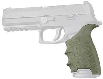 Hogue 17601 HandAll Beavertail Grip Sleeve Sig P320 Rubber OD Green
