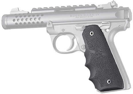 Hogue 79080 Rubber Grip with Finger Grooves Ruger Mark IV 22/45 Black