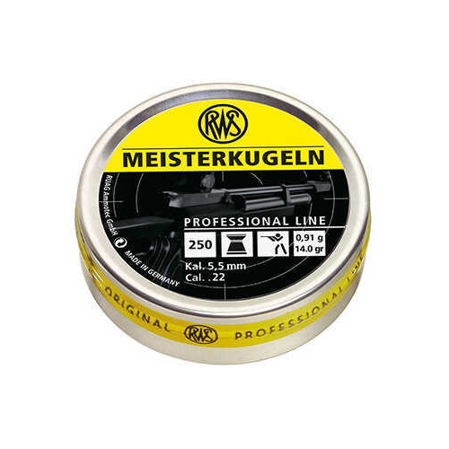 RWS/Umarex Meisterkugeln Professional Line .22 Pellet Tin of 250 2404458