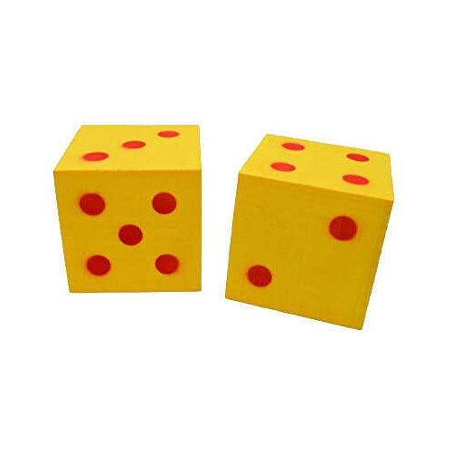 BENCHMASTER Shoot The Dice 1 Pair (2) Yellow/Red TARGT