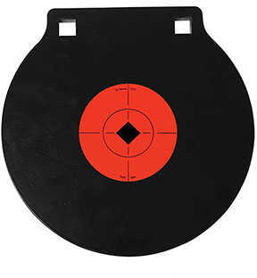 Birchwood Casey 47615 World of Targets AR500 10" Two Hole Steel Gong Black                                              