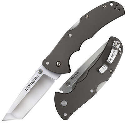 Cold Steel Code 4 Folding Knife S35VN Plain Edge 3.5" Blade 58PT