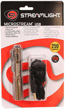 Streamlight Microstream Flashlight USB Charging Cord Coyote Brown 66608
