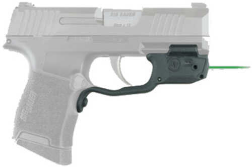 Crimson Trace Corporation Green Laserguard Fits Sig P365 Front Activated Black Finish  
