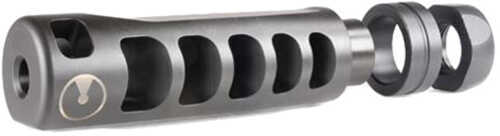 Ultradyne USA Apollo S Compensator Muzzle Brake with Timing Nut AR-10 6.5 5/8"-24 Thread .975 Outside Diameter Steel Nit
