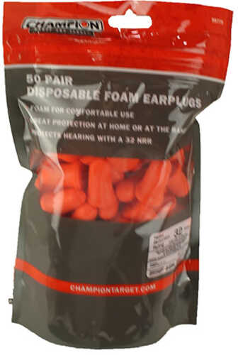 Champion Foam Ear Plugs 50 Pairs Bag