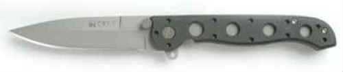 Columbia River Knife & Tool M16 Zytel Folding 8Cr15MoV/Bead Blast Plain Spear Point Dual Thumb Stud/Flipper/Pocket