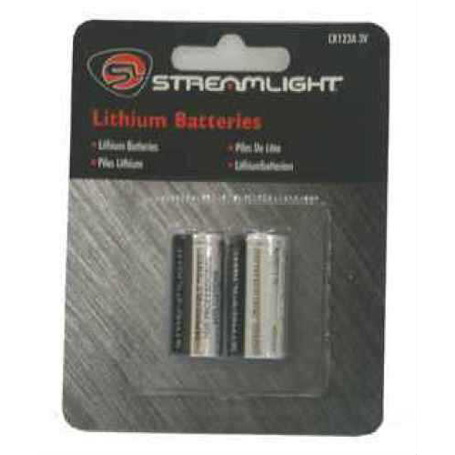 Streamlight Lithium 3 Volt 2/Pk Batteries Cr123A