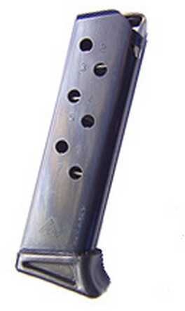 Mec-Gar Walther PPK/S .380 Caliber 7-Round Magazine With Finger Rest, Blued Md: MGWPPKSFRB