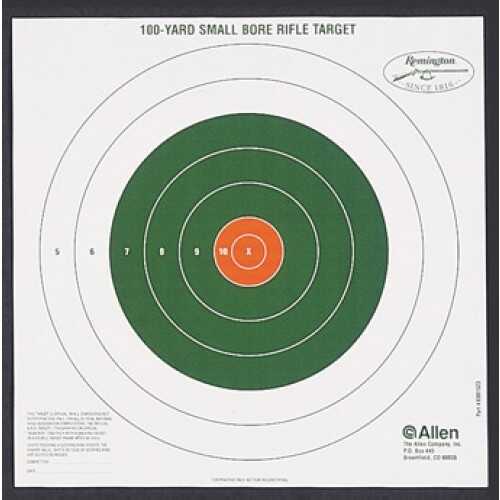 Allen Remington Shooting Targets Bulls Eye Style 100Yd Sight-In P Md: 1523