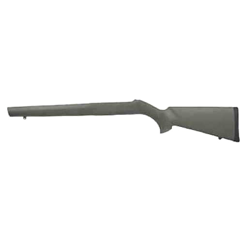 Hogue Grips Overmolded Rubber Stock, Fits Rug 10/22®, .920" Diameter Barrel, OD Green Finish 22210