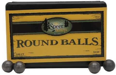 Speer Round Lead Balls 44 Caliber 138 Grain 100/Pack Md: 5133