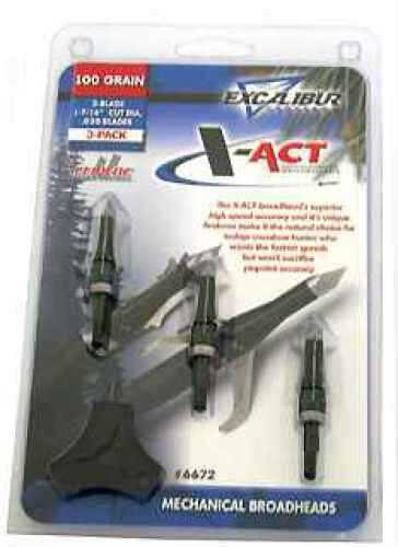 Excalibur Xact Broadheads 100 gr. 3 pk. Model: 6672
