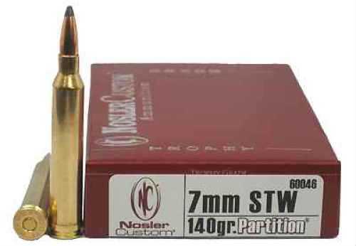 7mm Shooting Times Westerner Mag 140 Grain Soft Point 20 Rounds Nosler Ammunition Magnum