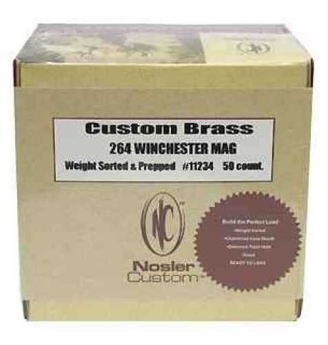 Nosler 264 Winchester Mag Unprimed Rifle Brass 50 Count