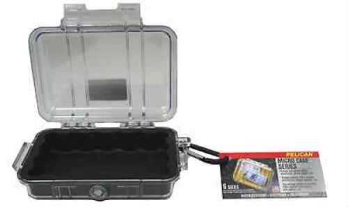 Pelican 1020 Micro Case Clear W/ Black Liner Id 5.3X3.5X1.7" Md: 1020-025-100