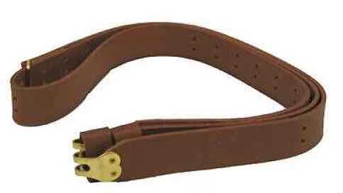 Hunter Company 200125 Leather Military Sling 1.25" Swivel Size Brown