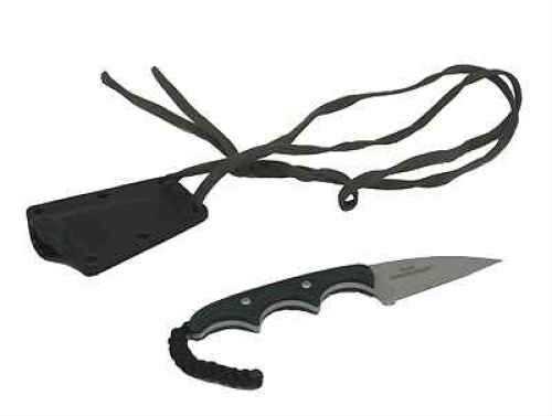 Columbia River Knife & Tool Minimalist Wharncliffe 2" Fixed Blade Plain Edge 5Cr15MoV/Bead Blast Black
