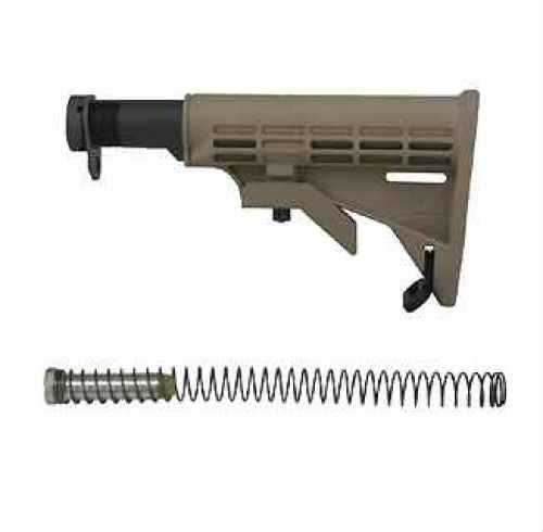 AR-15 Tapco STK09161D AR T6 Collapsible Stock Comes In Dark Earth. 6 Pos.