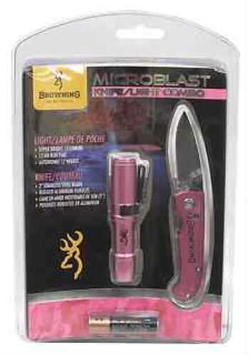 Browning MCROBLAST FLSHLGT W/2" Pink KNF
