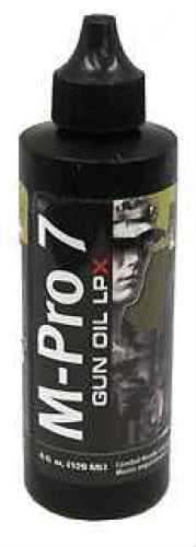 Hoppes M-Pro 7 Gun Oil LPX 4 Oz - Combines High Quality Synthetic Oils With additives Leaves Lasting Film That