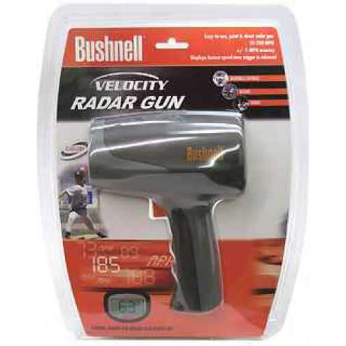 Bushnell Velocity Speed Gun Easy-To-Use Point-And-Shoot Pistol Grip - Large Clear Lcd Display Displays fastest