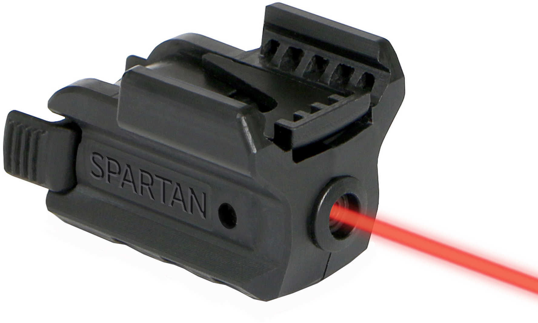 LaserMax SPS-R Spartan Red 650nm Minimum 1" Picatinny/Weaver Rail Blk