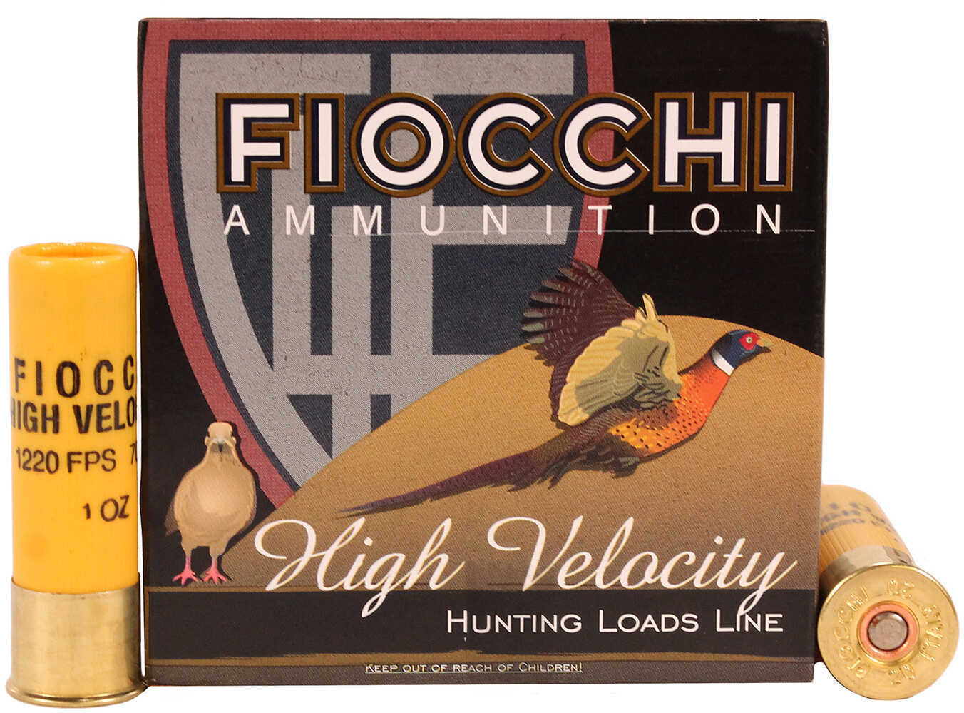 Fiocchi High Velocity Hunting Loads 20 ga. 2.75 in. 1 oz. 8 Shot 25 rd. Model: 20HV8