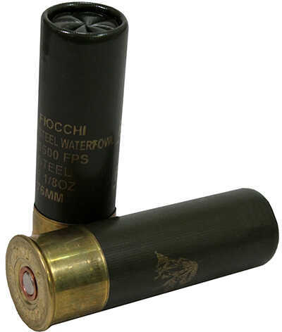 12 Gauge 3" Steel #6  1-1/8 oz 25 Rounds Fiocchi Shotgun Ammunition