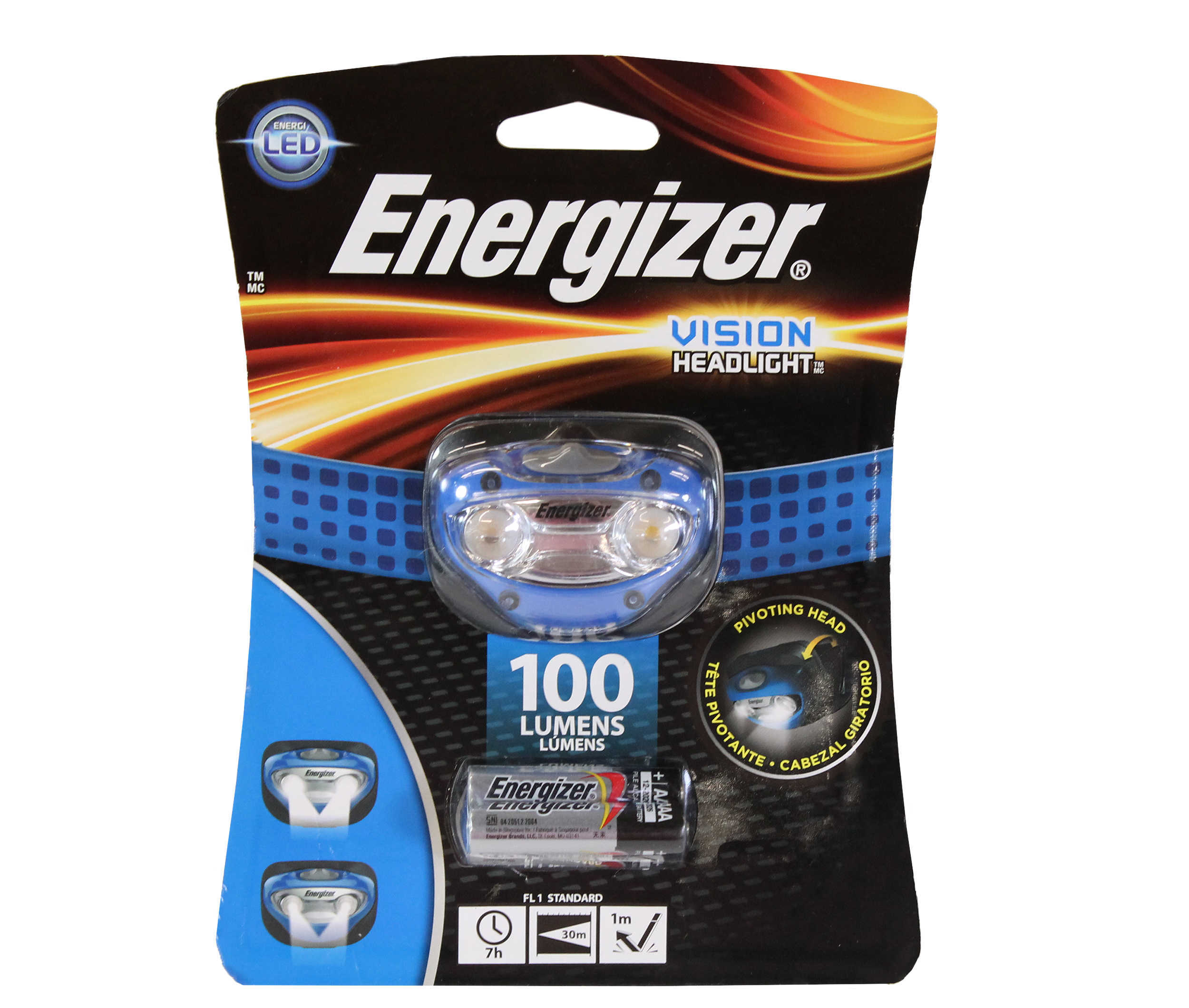 Energizer Vision Headlamp 200 Lumens W/AAA Batteries