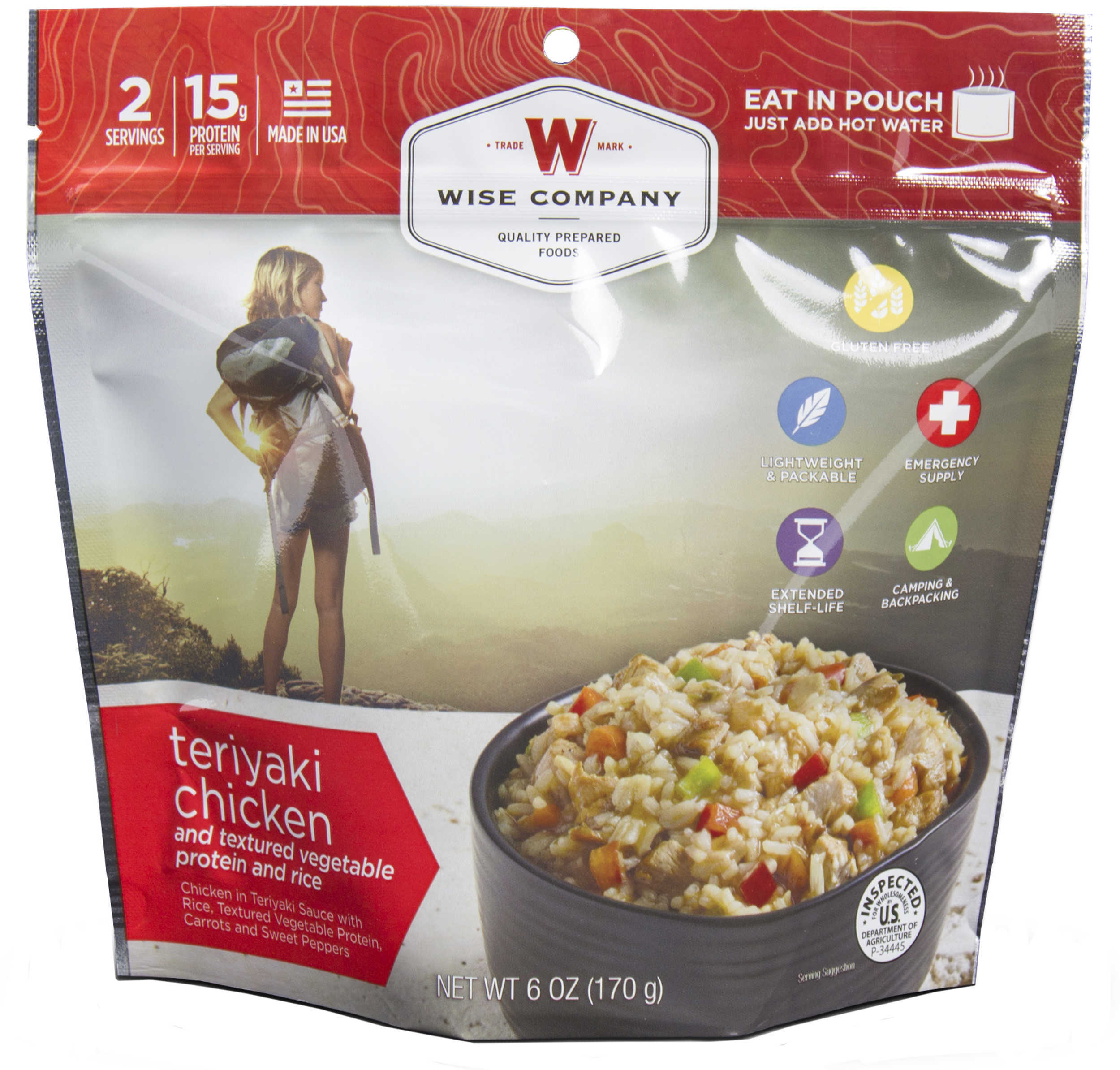 Readywise Treeline Teriyaki Chicken & Rice - 6 Oz