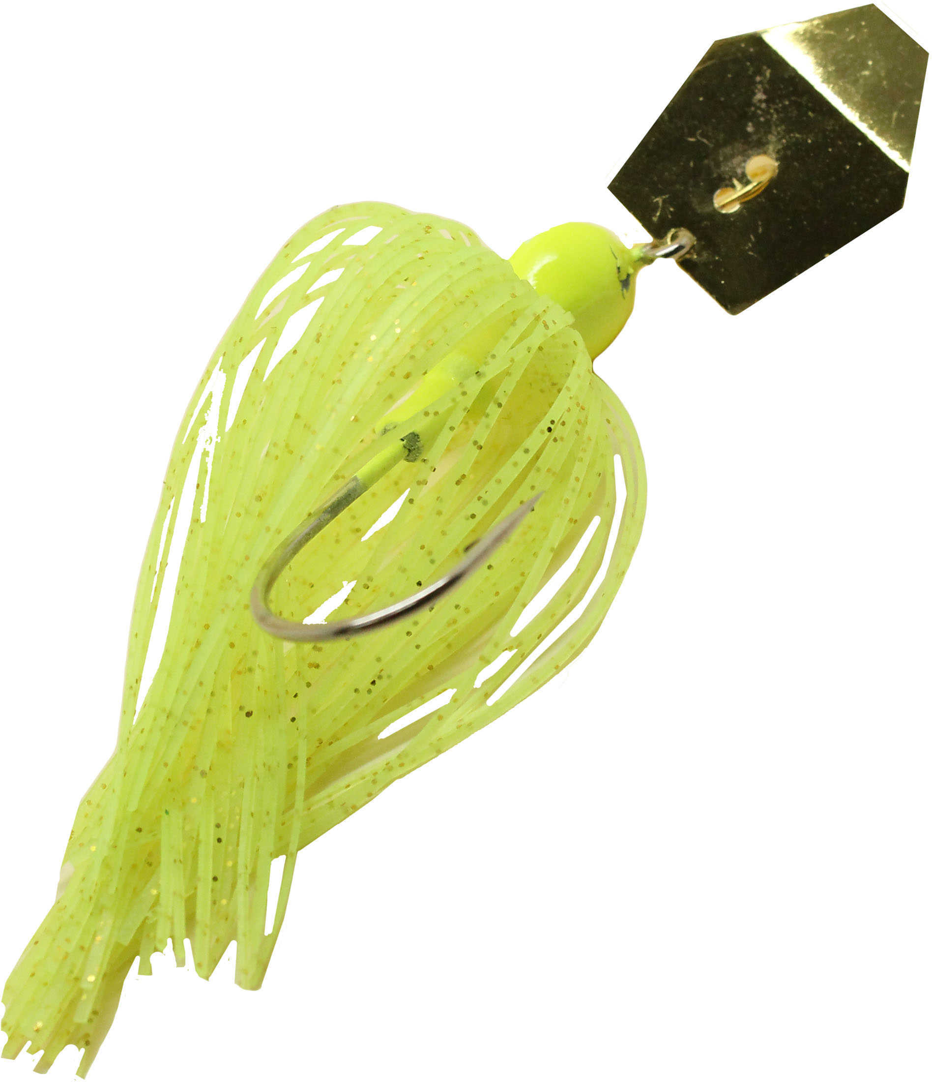 Z-Man Fishing Products Chatter Bait 1/2 Ounce 5/0 Hook Size Chartreuse Lure, Md: CB12-17
