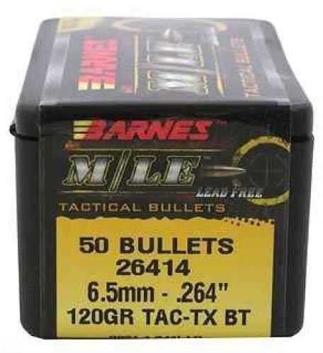 Barnes 26414 Tactical .264 120 Grains 50 Per Box