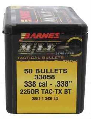 Barnes 33858 Tactical .338 265 Grains 50 Per Box