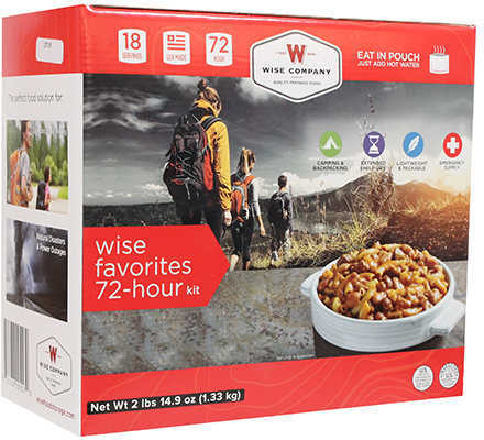 Wise Company Favorites 72 Hour Cook-In-Pouch Meal Kit