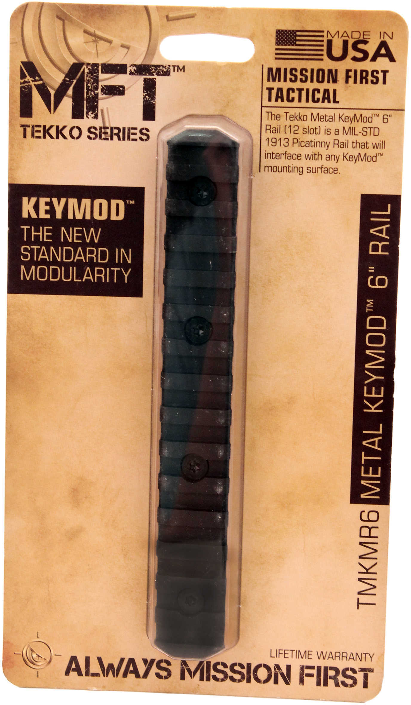 MFT Tekko Metal KeyMod 6in Rail