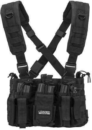 Barska Loaded Gear VX-400 Tactical Chest Rig-Black