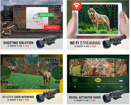 ATN X-Sight II HD 5-20x Digital Day/Night Riflescope