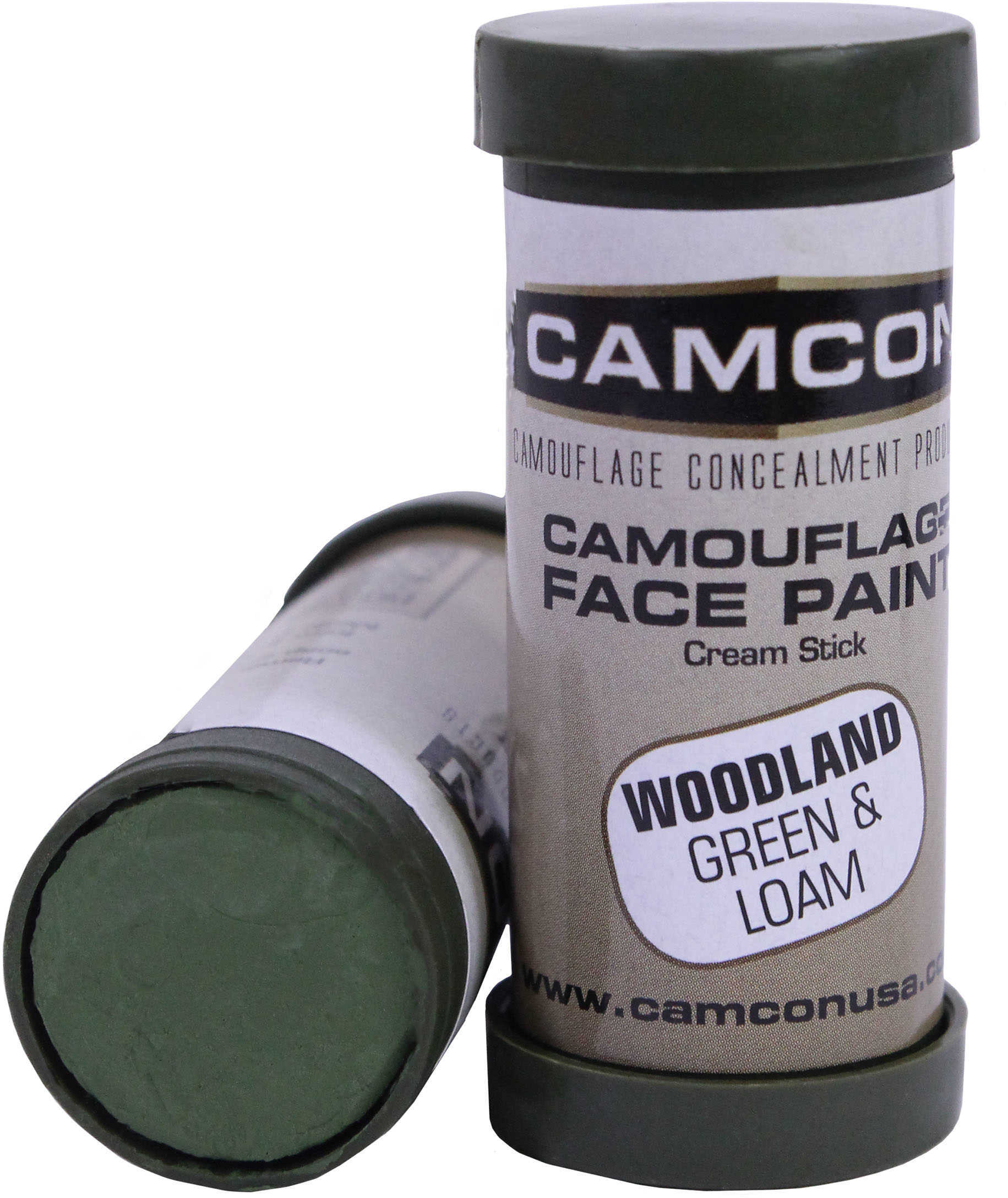 Camcon Face Paint Woodland Grn/Loam 2Pk