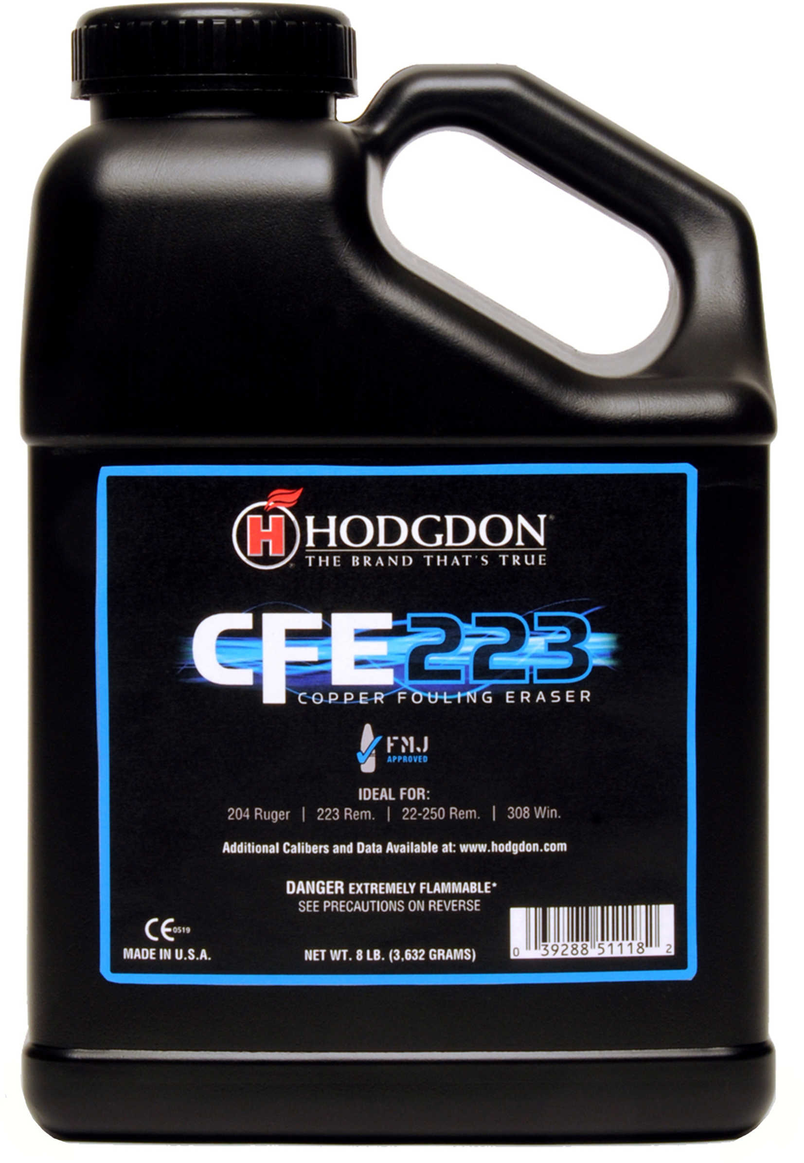 Hodgdon Powder CFE223 Smokeless 8 Lbs
