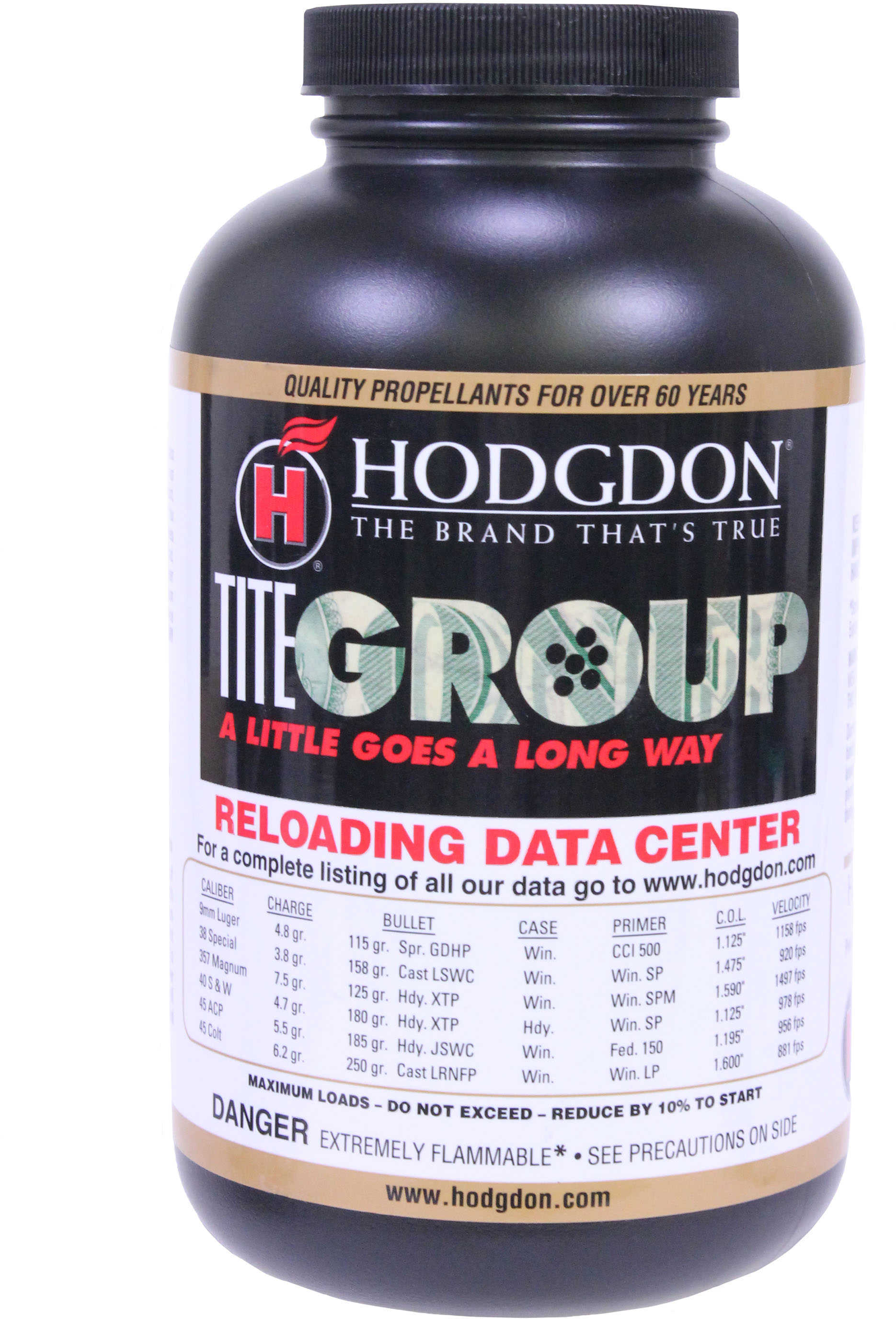 Hodgdon Powder Titegroup Smokeless 1 Lb