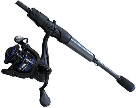 Lews American Hero Speed Spin Spinning 6ft 6in M 2pc Model: Ah3066m-2