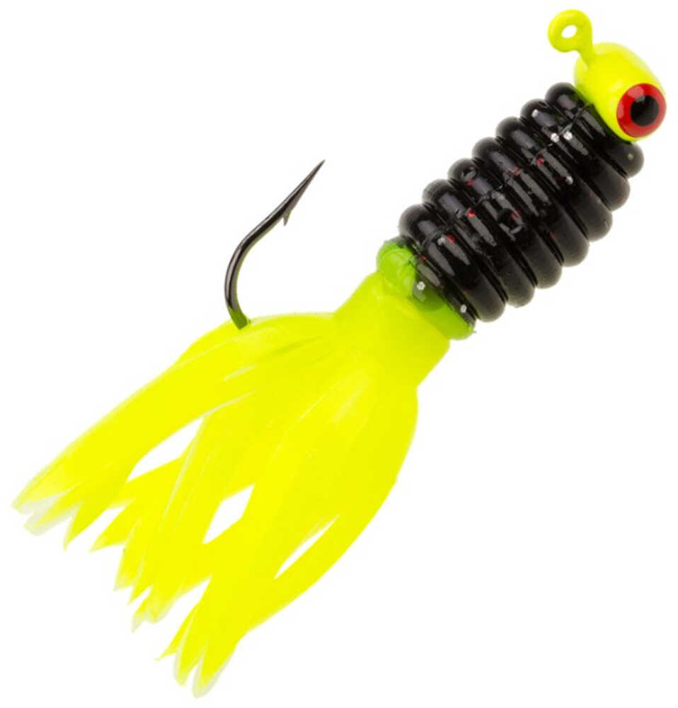 Strike King Mr Crappie Sausage Head 1/8Oz Tuxedo Black Model: MRCSH18-183