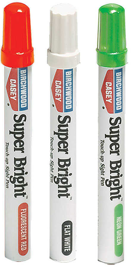 Birchwood Casey Super Bright Pen Kit Green/Red/White Blister Card 15116